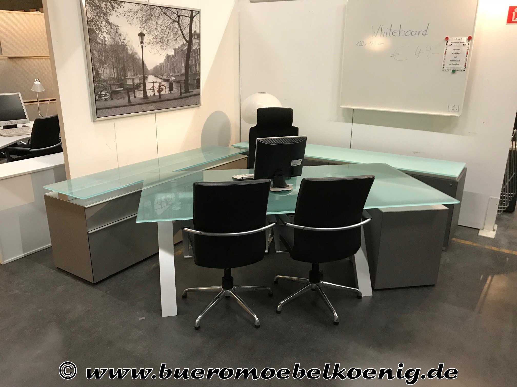 Komplettburo In Grau Von Walter Knoll Modell Icon