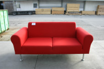 Sofa in rot von Vitra 