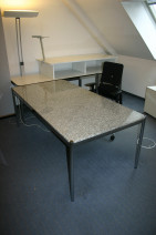 Schreibtisch 150 x 75 aus Granit von USM Haller