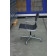 Eleganter Aluchair EA107 von Vitra, Charles Eames Leder